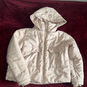 PrettyLittleThing Hooded Puffer Jacket - size 8